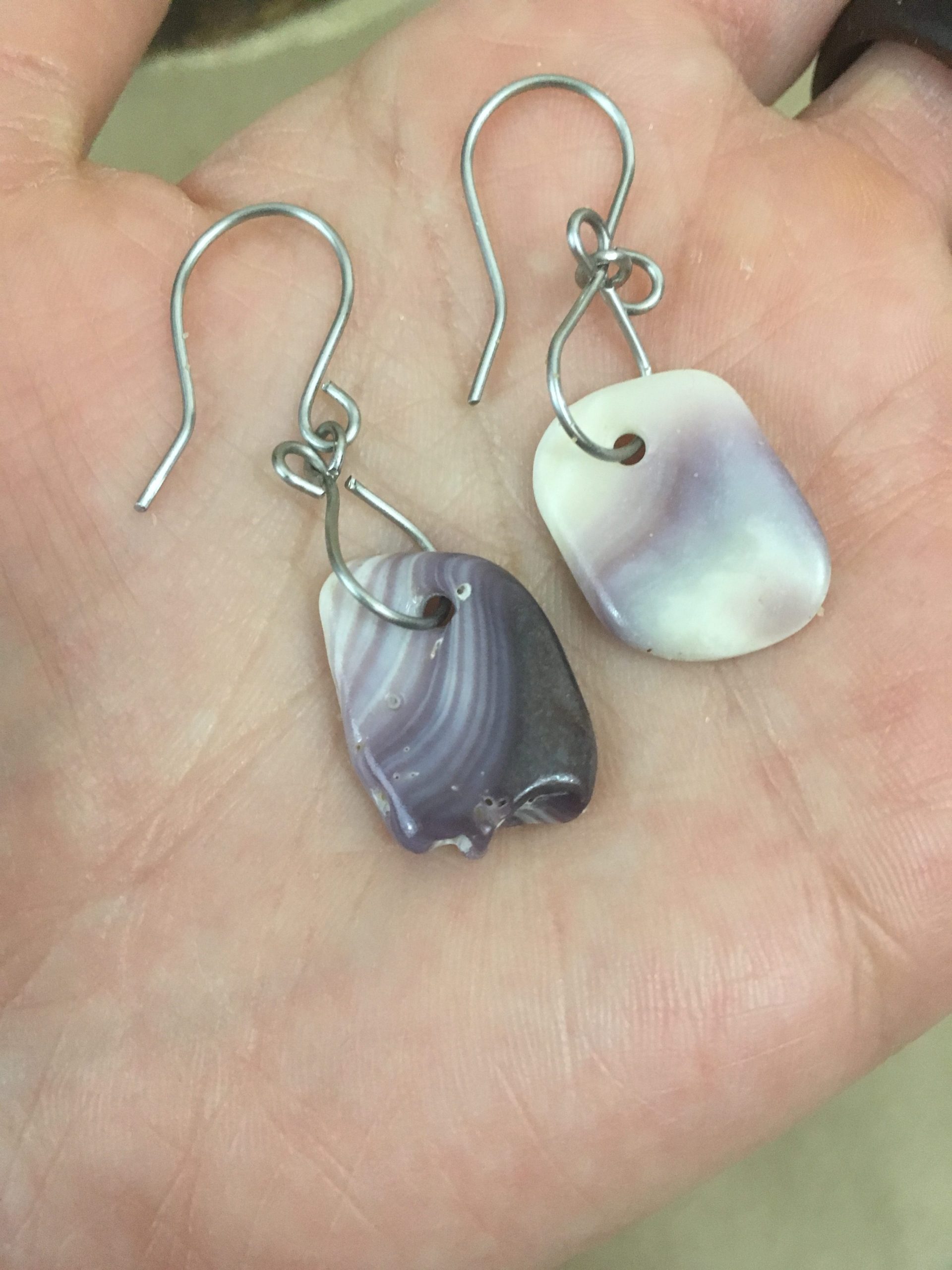 Wampum Dangle Earrings